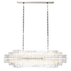 Prismstave Linear Crystal Chandelier