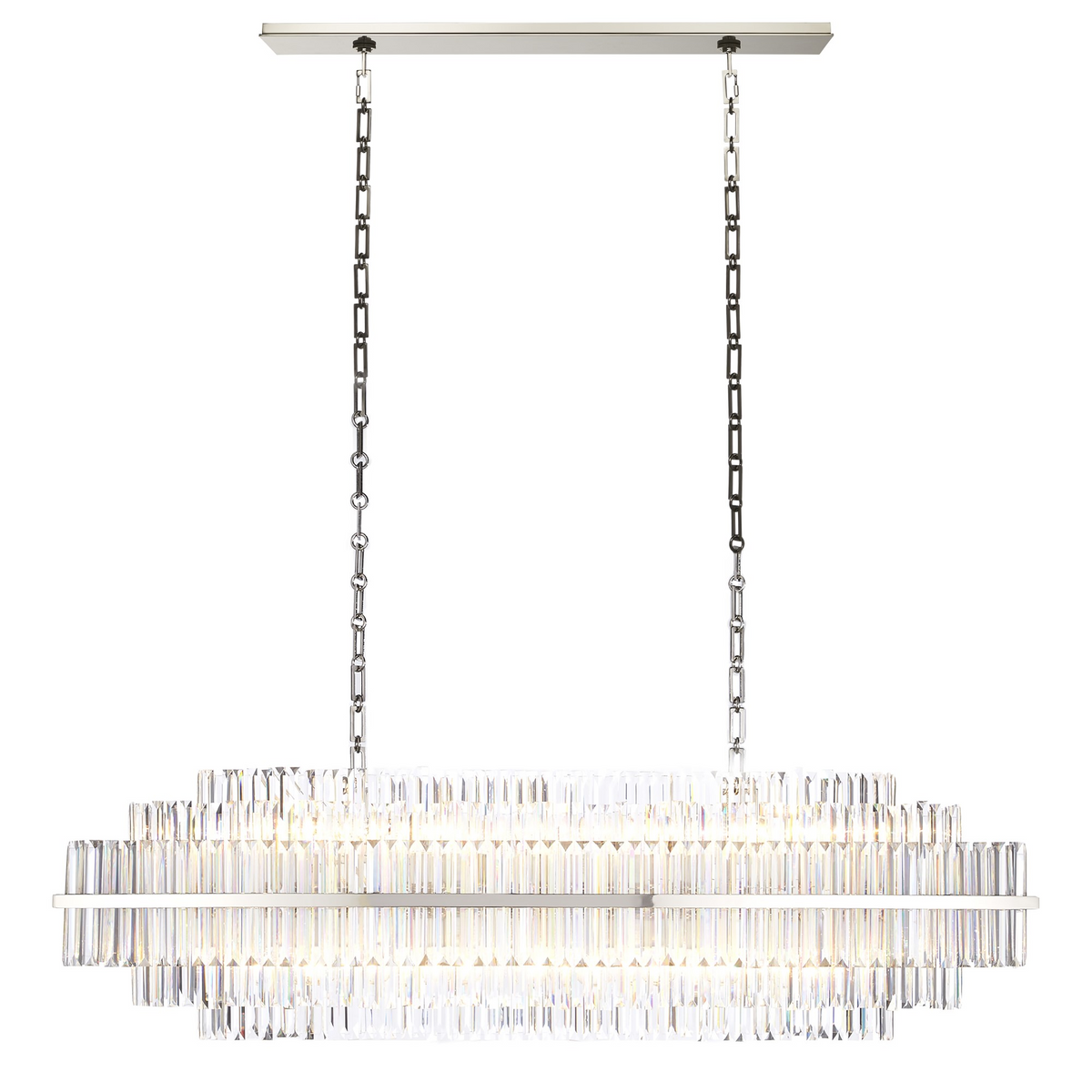 Prismstave Linear Crystal Chandelier