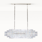 Prismstave Linear Crystal Chandelier