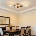 Flutecourt 3-Light Flushmount