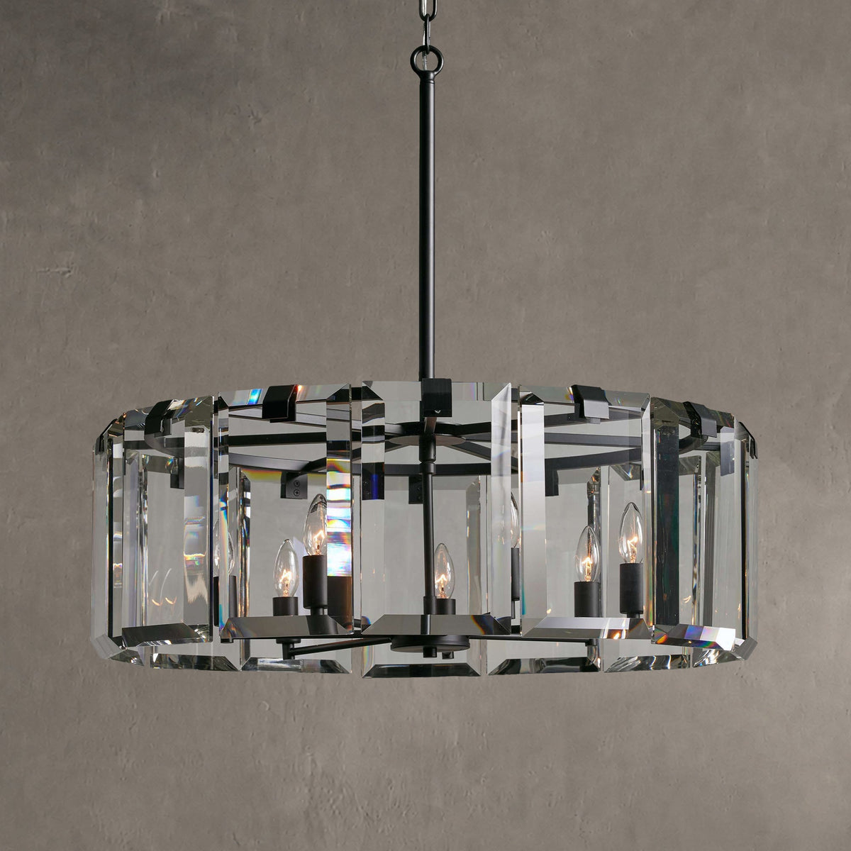 Gleamframe Round Chandelier