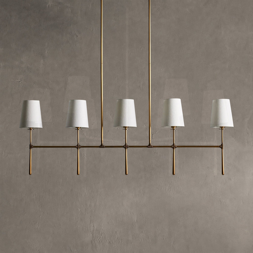 Tapercrest Linear Chandelier 5 Light / 6 Light