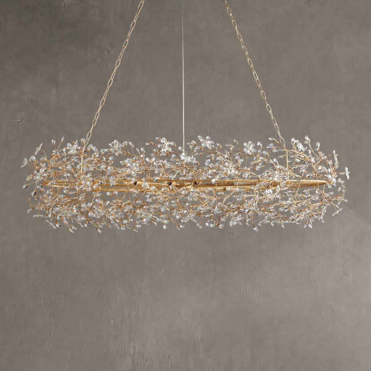 Bloomtress Oval Chandelier 62''74''