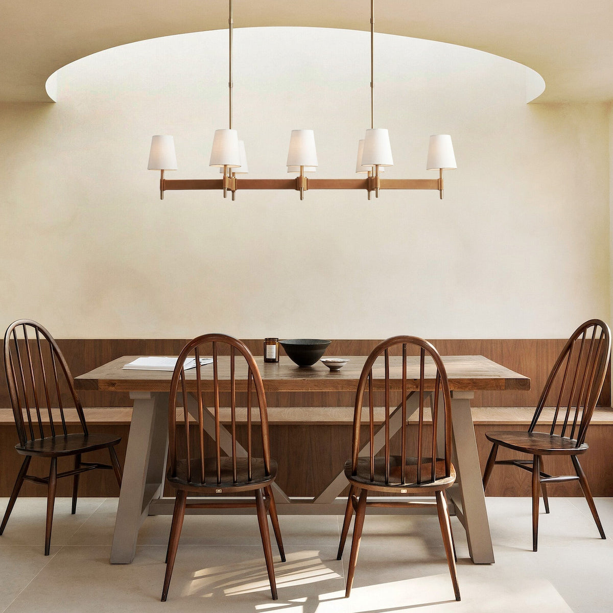 Stitchfield Linear Chandelier 6/8/10 Light