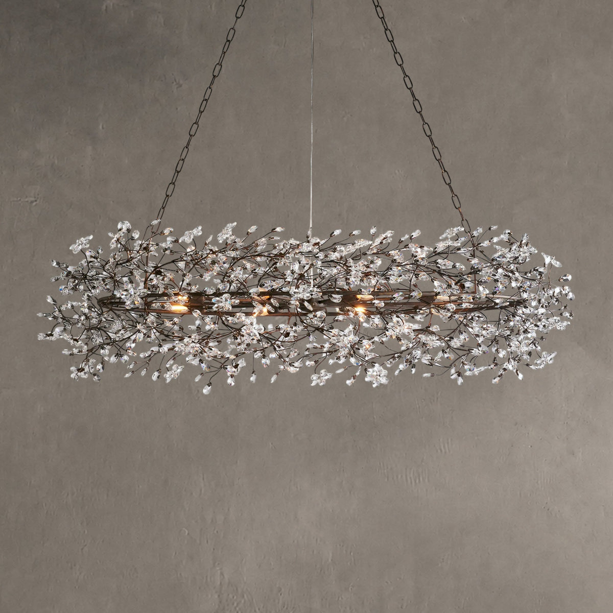 Bloomtress Oval Chandelier 62''74''