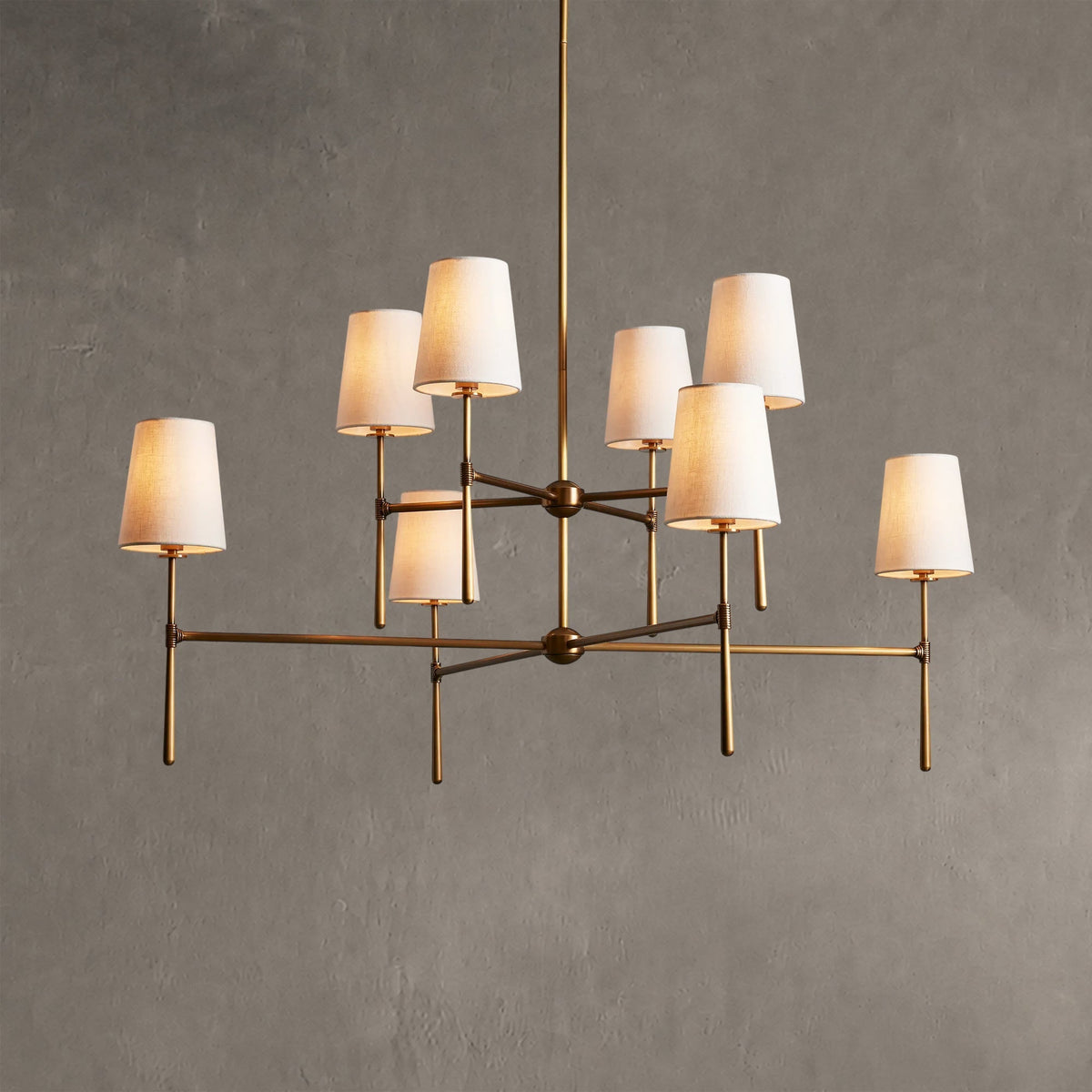 Tapercrest 2-Tier Round Chandelier 48"