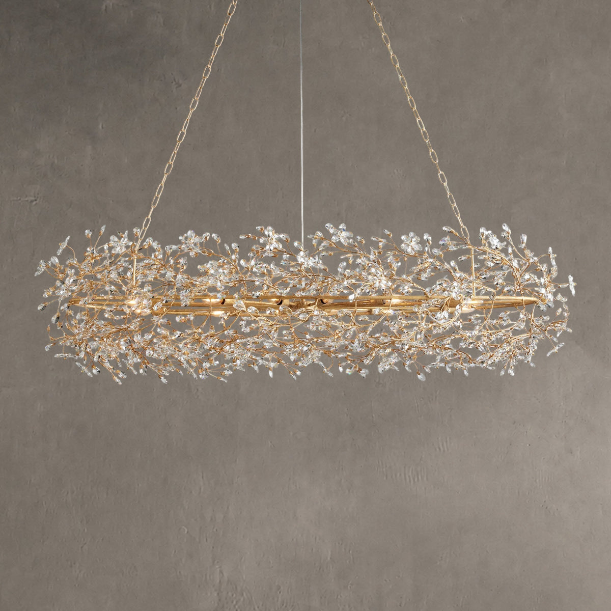 Bloomtress Oval Chandelier 62''74''