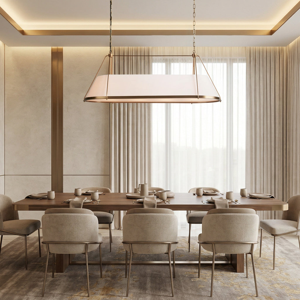 Shadebrace Linear Chandelier