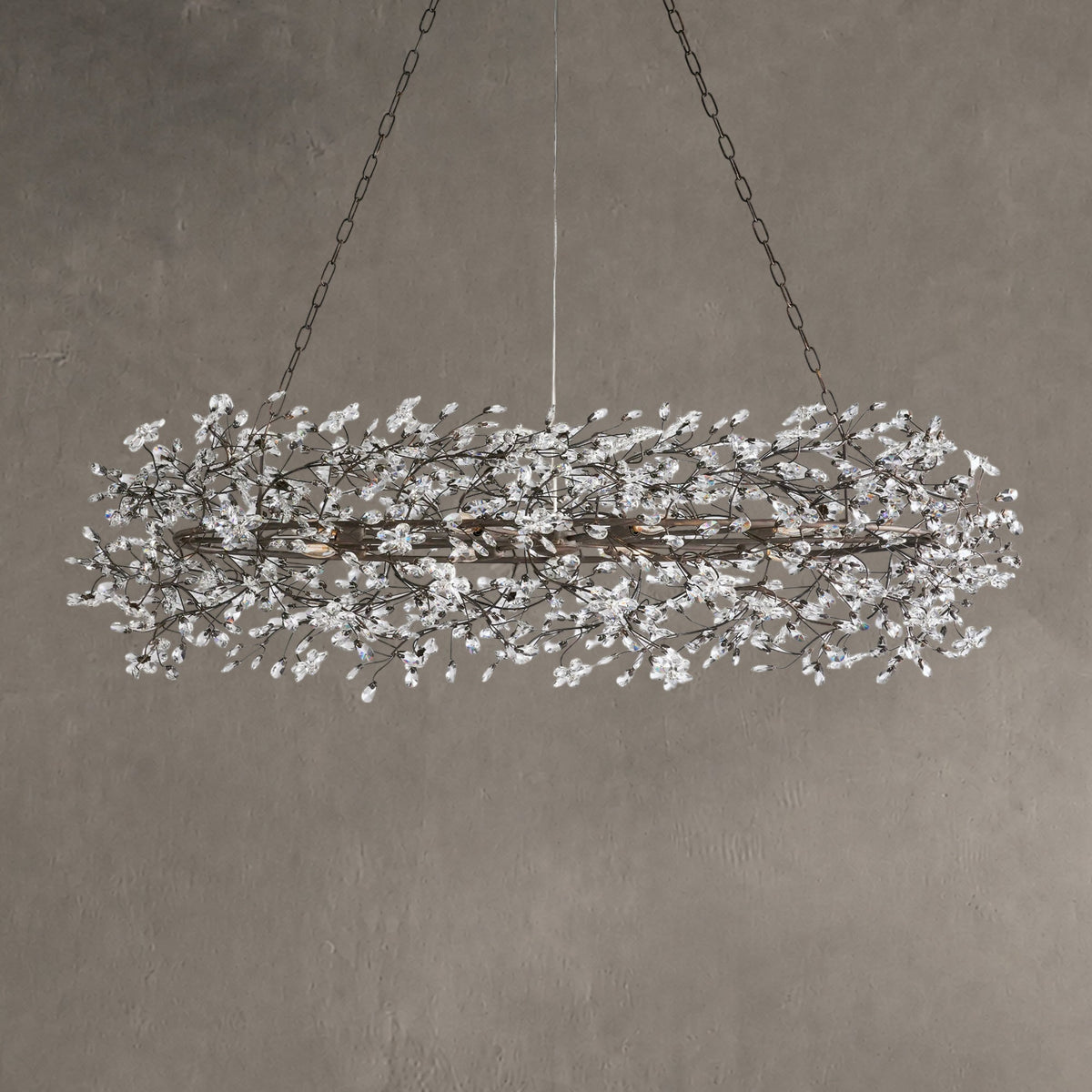 Bloomtress Oval Chandelier 62''74''