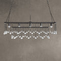 Gembough Crystal Ball Rectangular Chandelier 47'' 60''