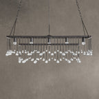Gembough Crystal Ball Rectangular Chandelier 47'' 60''