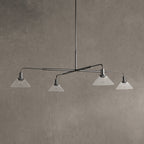Conehaven Glass Round Chandelier 30'' 52''