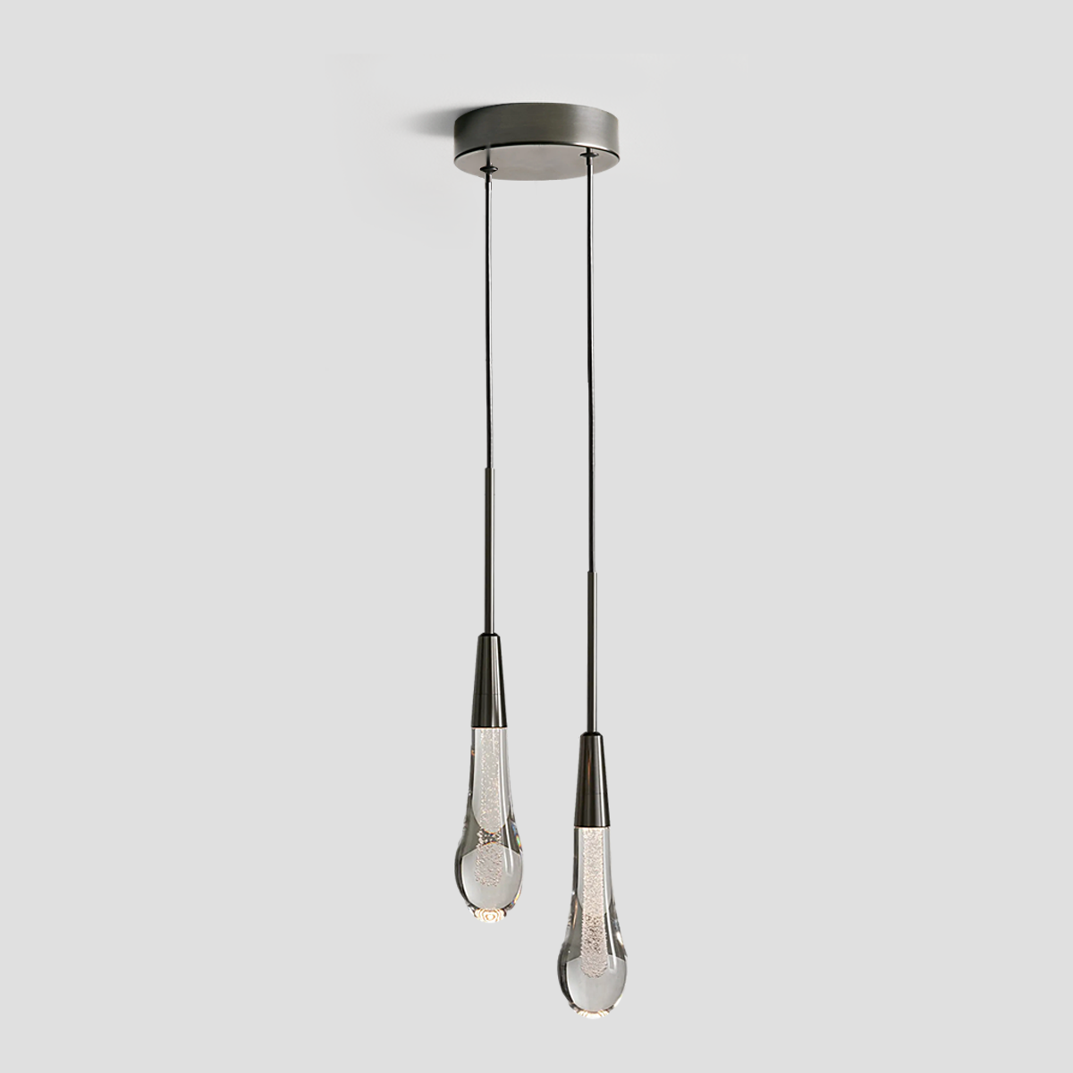 Rillfall Crystal Pendant 1 light 2 lights