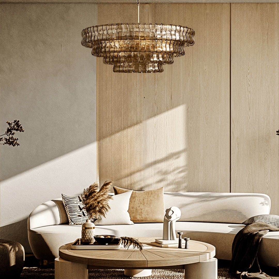 Frostweft Round Chandelier