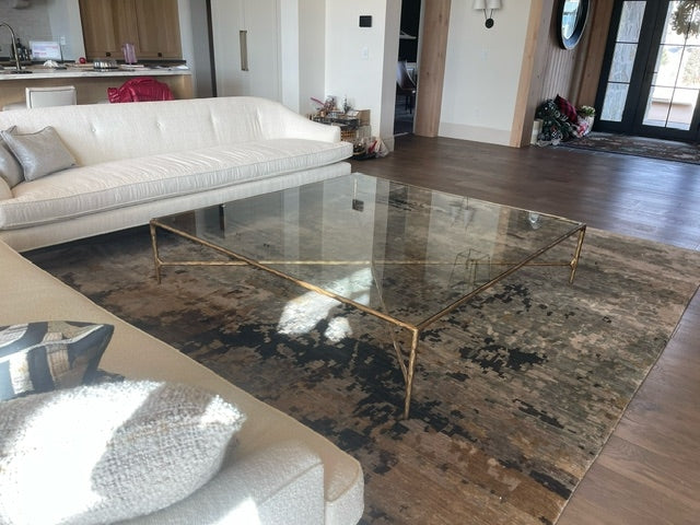 Thadson Square Glass Coffee Table 36" 48" 60"