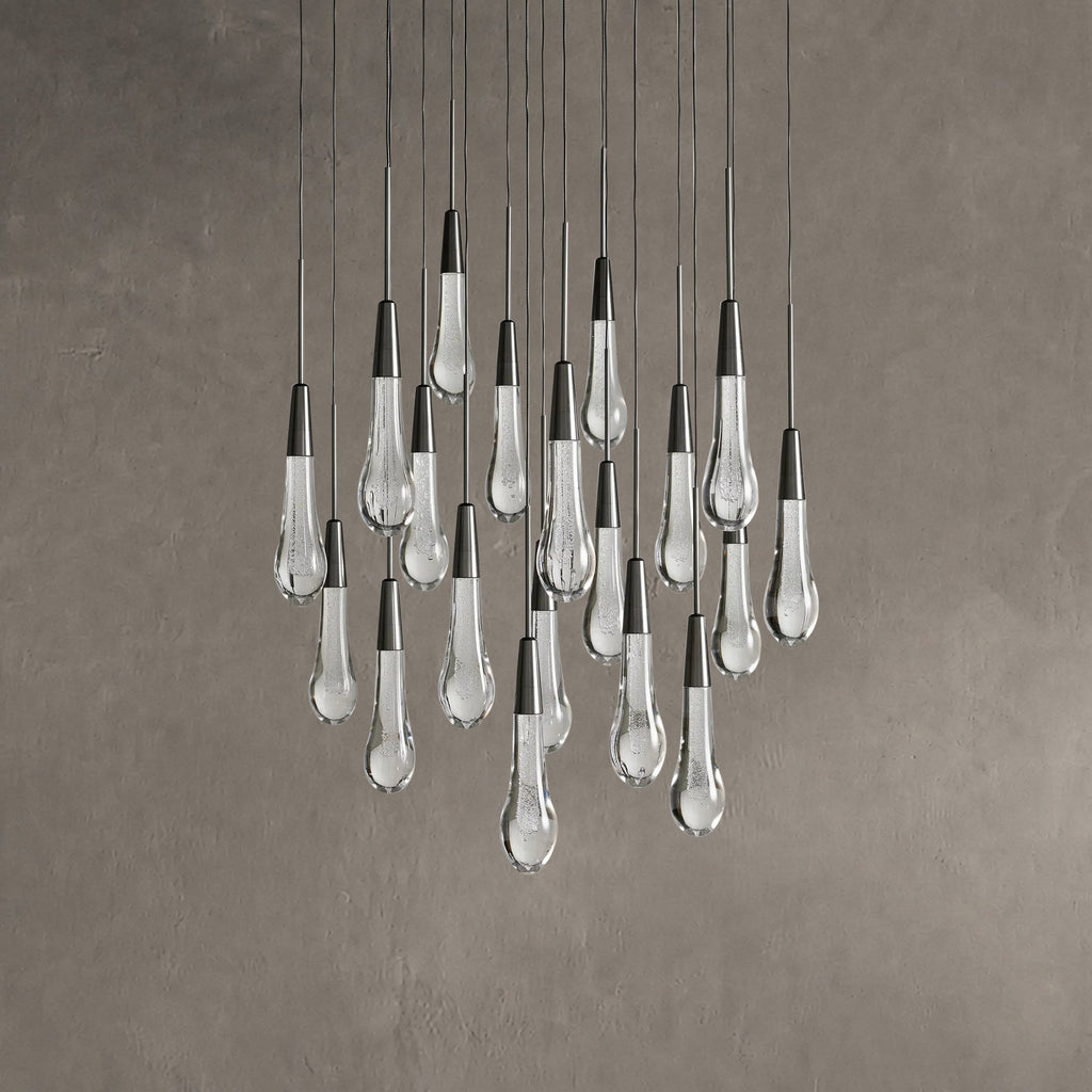 Rillfall Round Chandelier 17" 24" 36“48‘’ 58“
