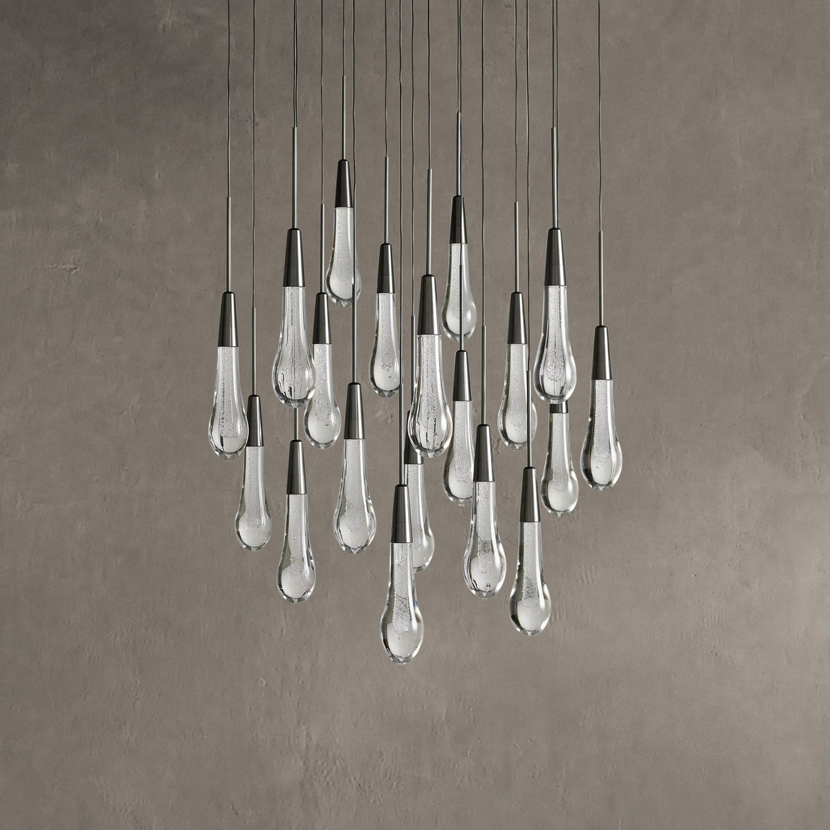 Rillfall Round Chandelier 17" 24" 36“48‘’ 58“