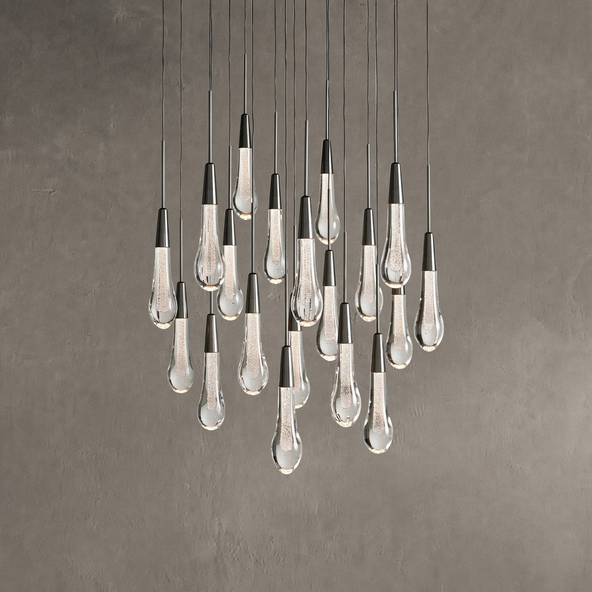 Rillfall Round Chandelier 17" 24" 36“48‘’ 58“