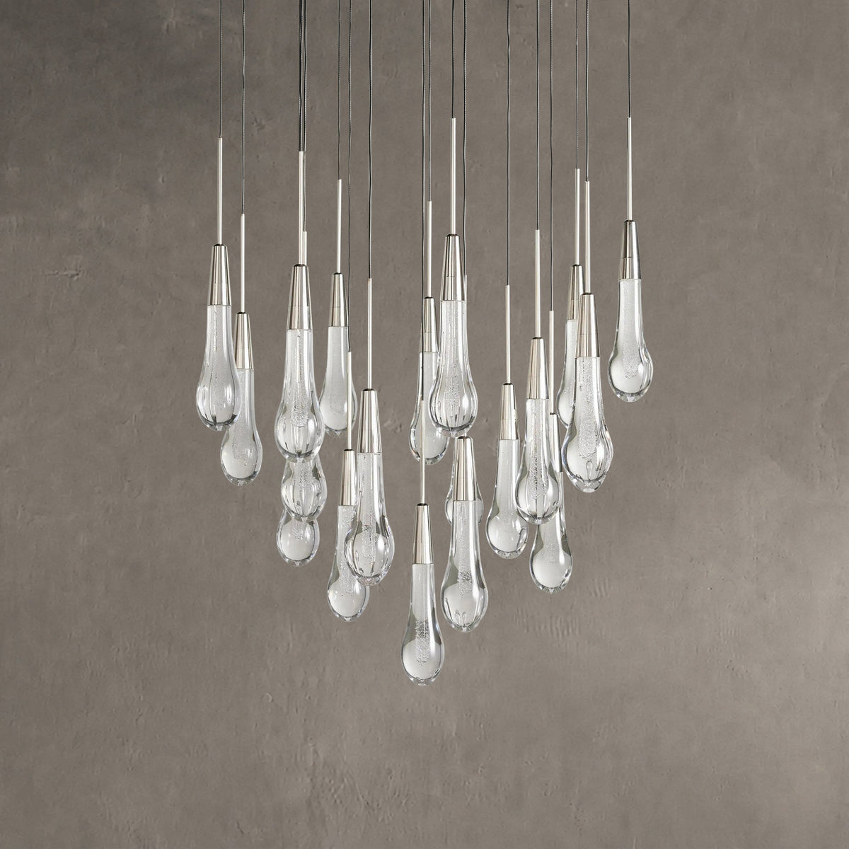 Rillfall Round Chandelier 17" 24" 36“48‘’ 58“