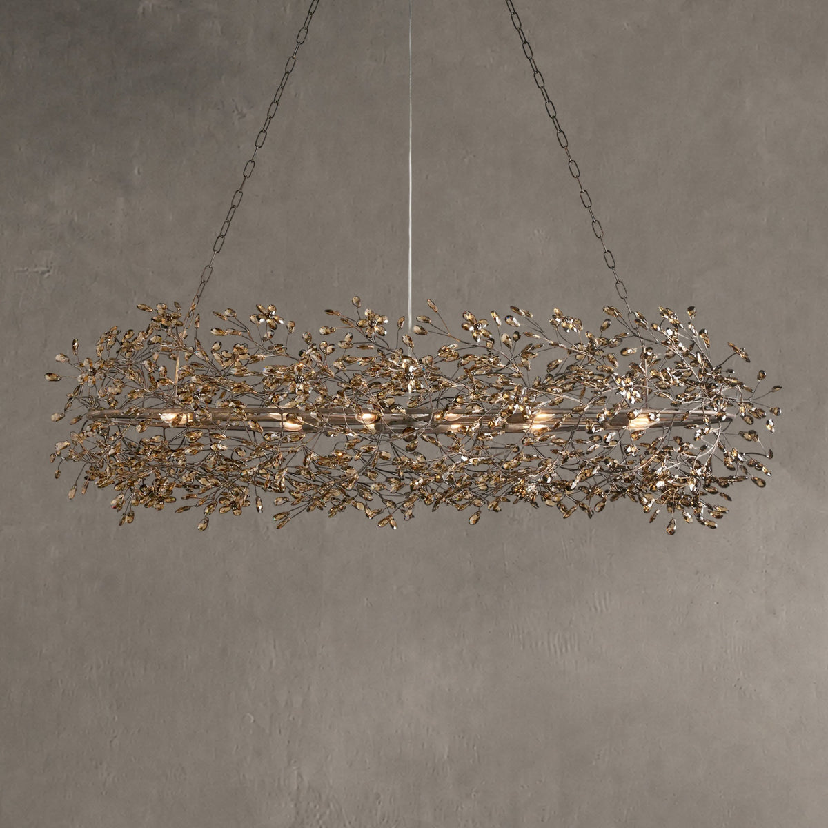 Bloomtress Oval Chandelier 62''74''