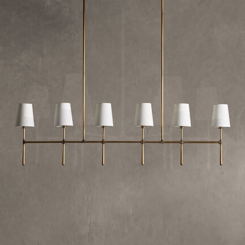 Tapercrest Linear Chandelier 5 Light / 6 Light