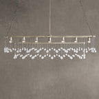 Gembough Crystal Ball Rectangular Chandelier 47'' 60''