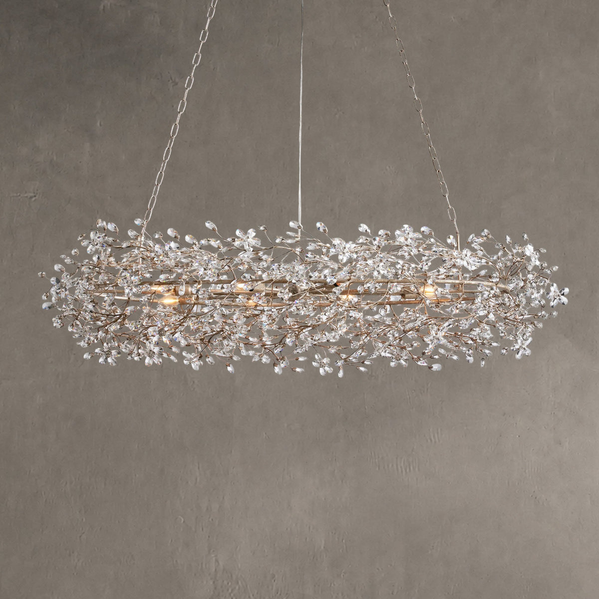 Bloomtress Oval Chandelier 62''74''