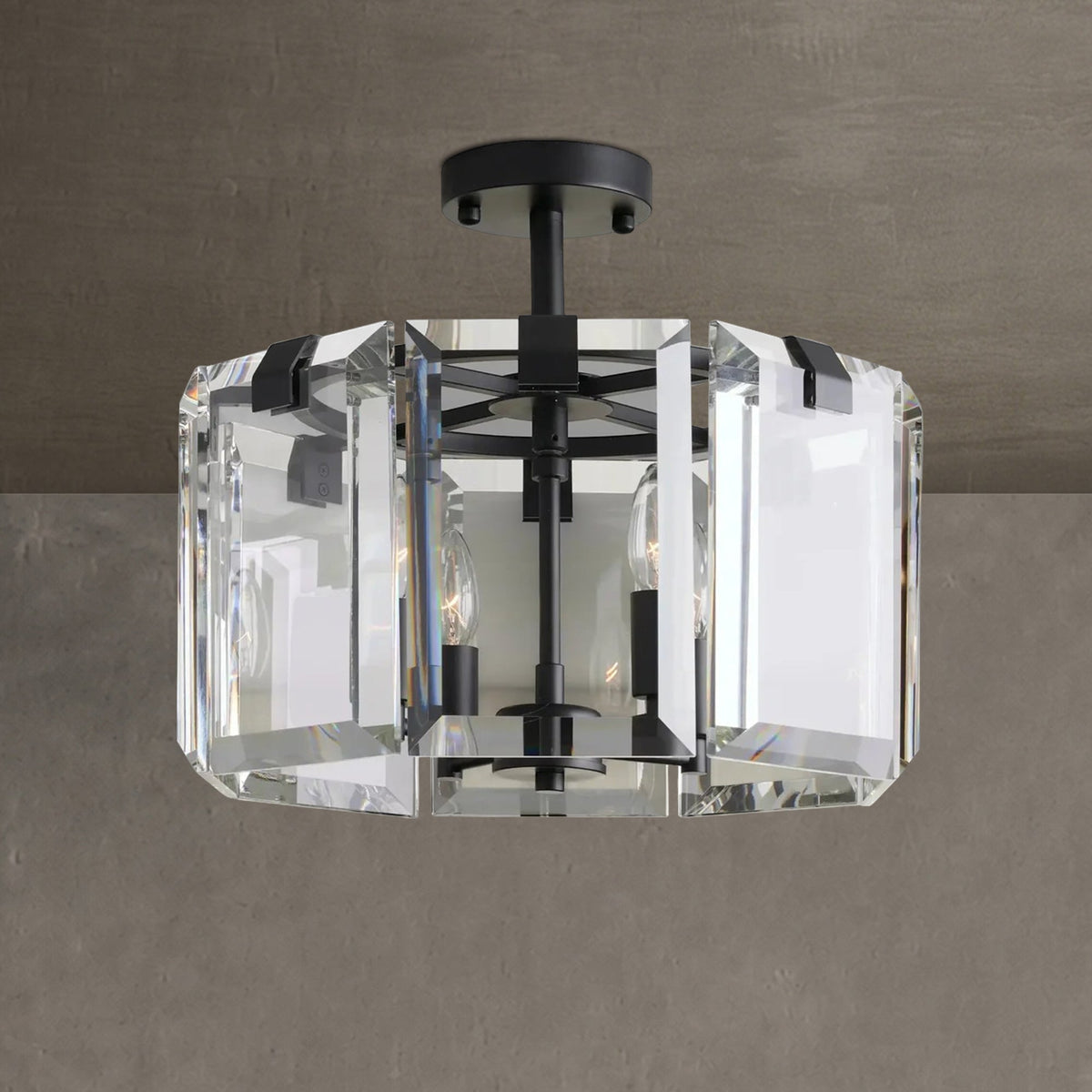 Gleamframe 4-Light Flushmount