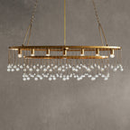 Gembough Oval Crystal Ball 7 Light Chandelier