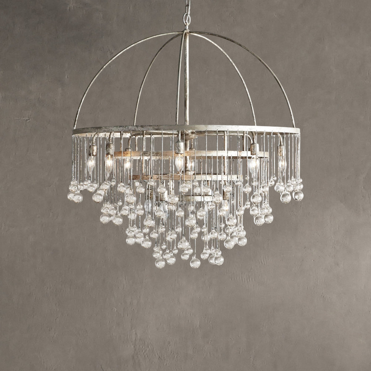 Gembough Crystal Ball Round Chandelier 5 Light / 8 Light