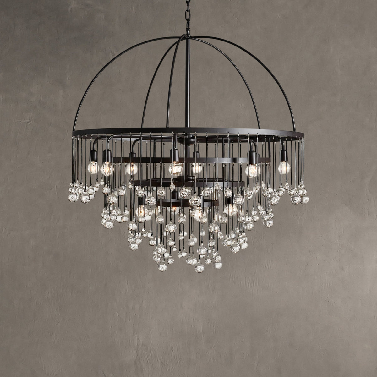 Gembough Crystal Ball Round Chandelier 5 Light / 8 Light