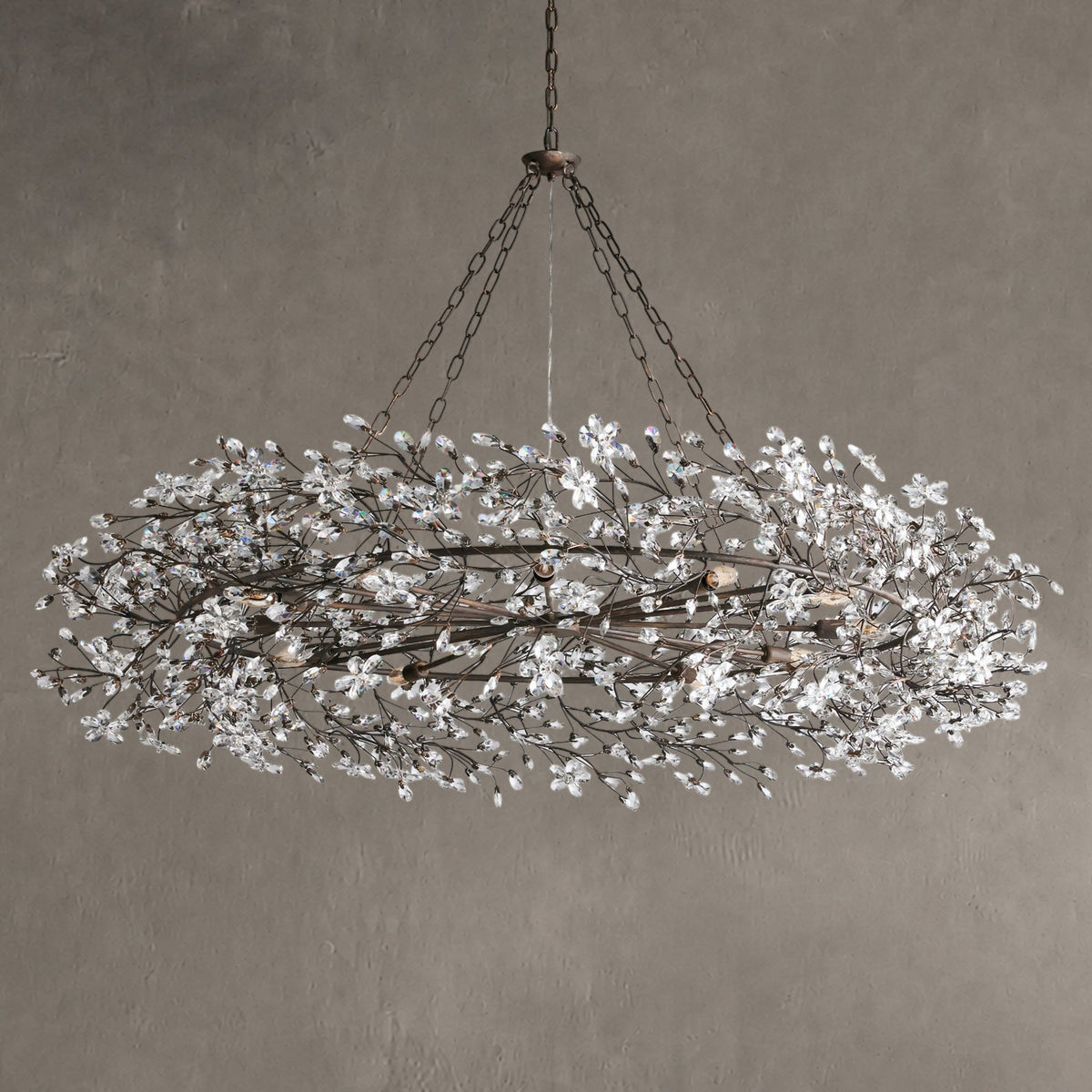 Bloomtress Crown Chandelier 39" 48" 60"