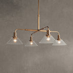 Conehaven Glass Round Chandelier 30'' 52''