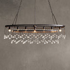 Gembough Oval Crystal Ball 7 Light Chandelier