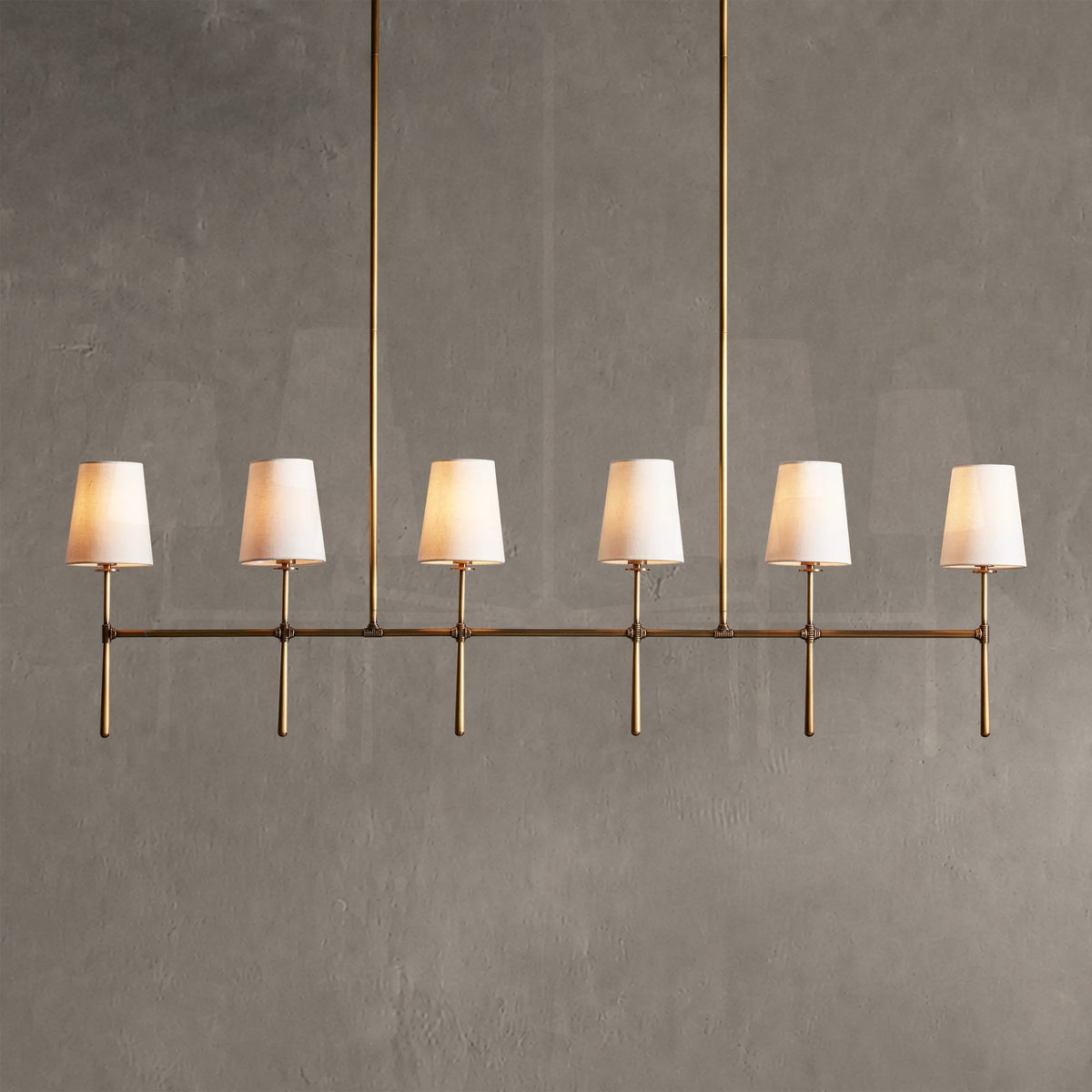 Tapercrest Linear Chandelier 5 Light / 6 Light