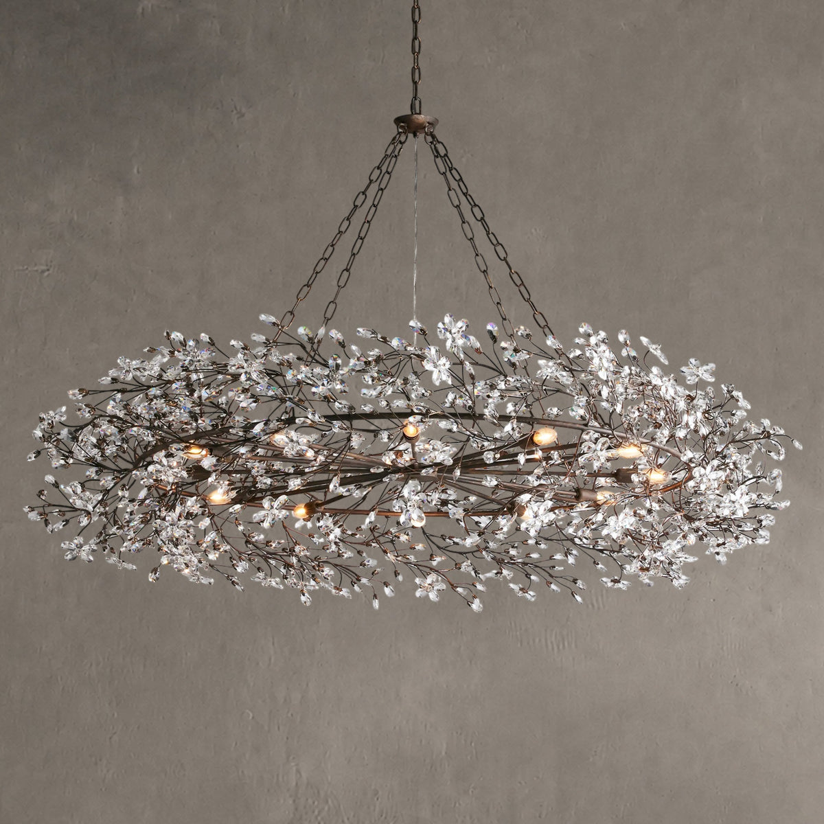 Bloomtress Crown Chandelier 39" 48" 60"