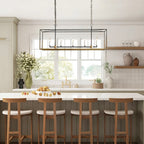Framehaven 5-Light Linear Chandelier