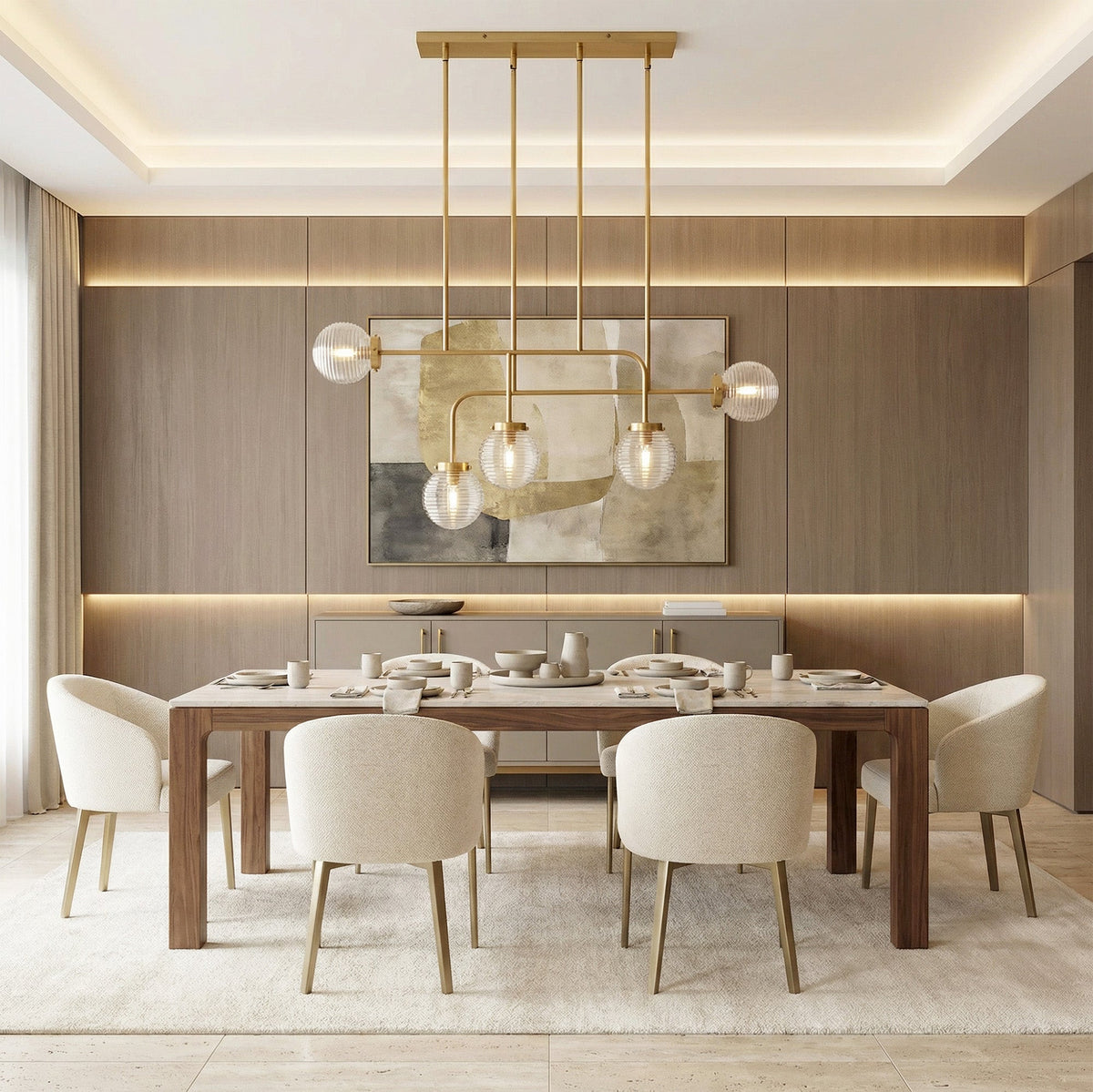 Reedtrail Linear Chandelier