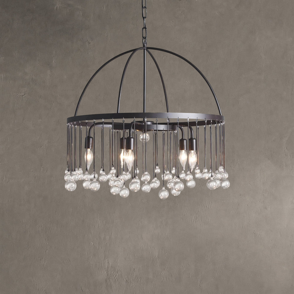 Gembough Crystal Ball Round Chandelier 5 Light / 8 Light
