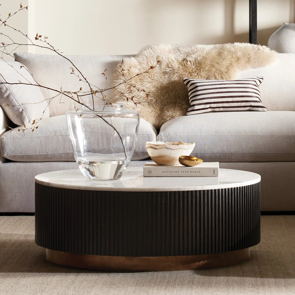 Finelle Marble Round Coffee Table