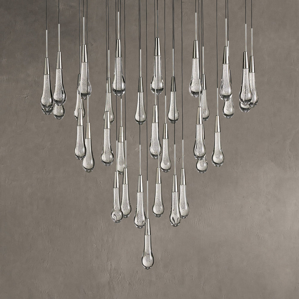 Rillfall Round Chandelier 17" 24" 36“48‘’ 58“