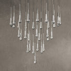 Rillfall Round Chandelier 17" 24" 36“48‘’ 58“
