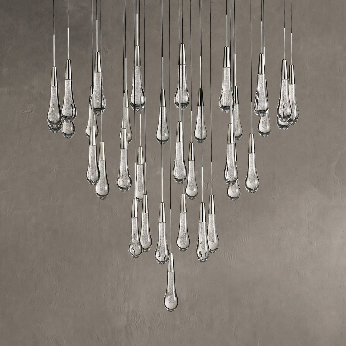 Rillfall Round Chandelier 17" 24" 36“48‘’ 58“