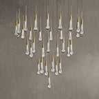 Rillfall Round Chandelier 17" 24" 36“48‘’ 58“