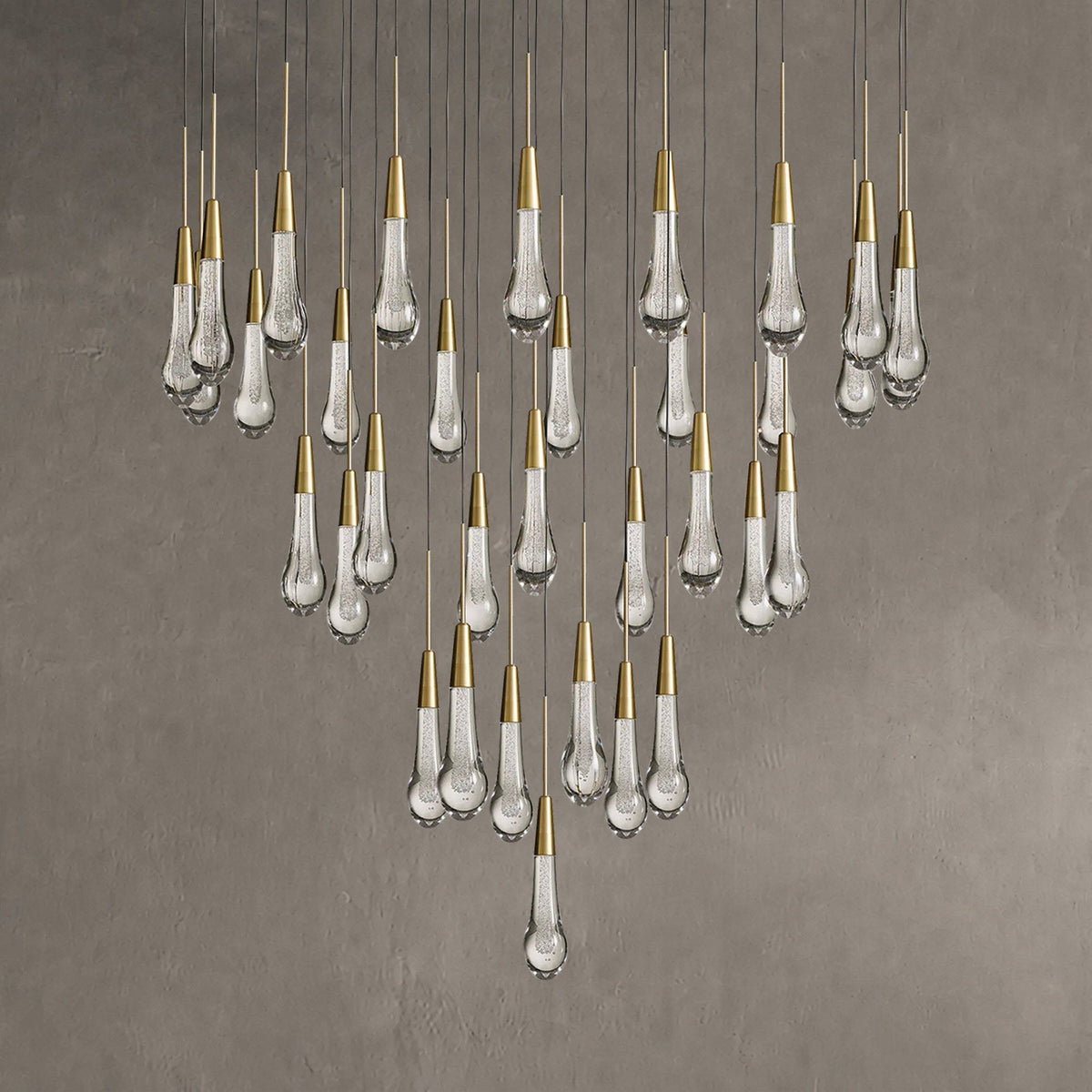 Rillfall Round Chandelier 17" 24" 36“48‘’ 58“