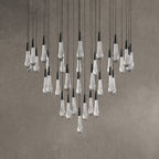 Rillfall Round Chandelier 17" 24" 36“48‘’ 58“