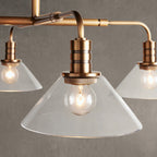 Conehaven Glass Round Chandelier 30'' 52''