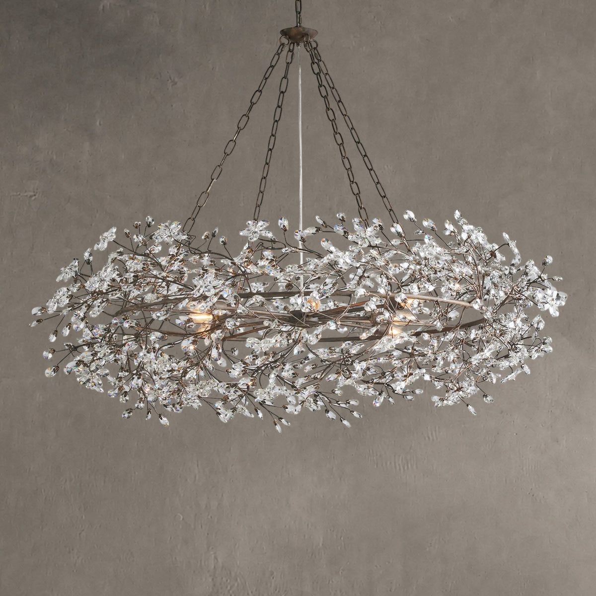 Bloomtress Crown Chandelier 39" 48" 60"