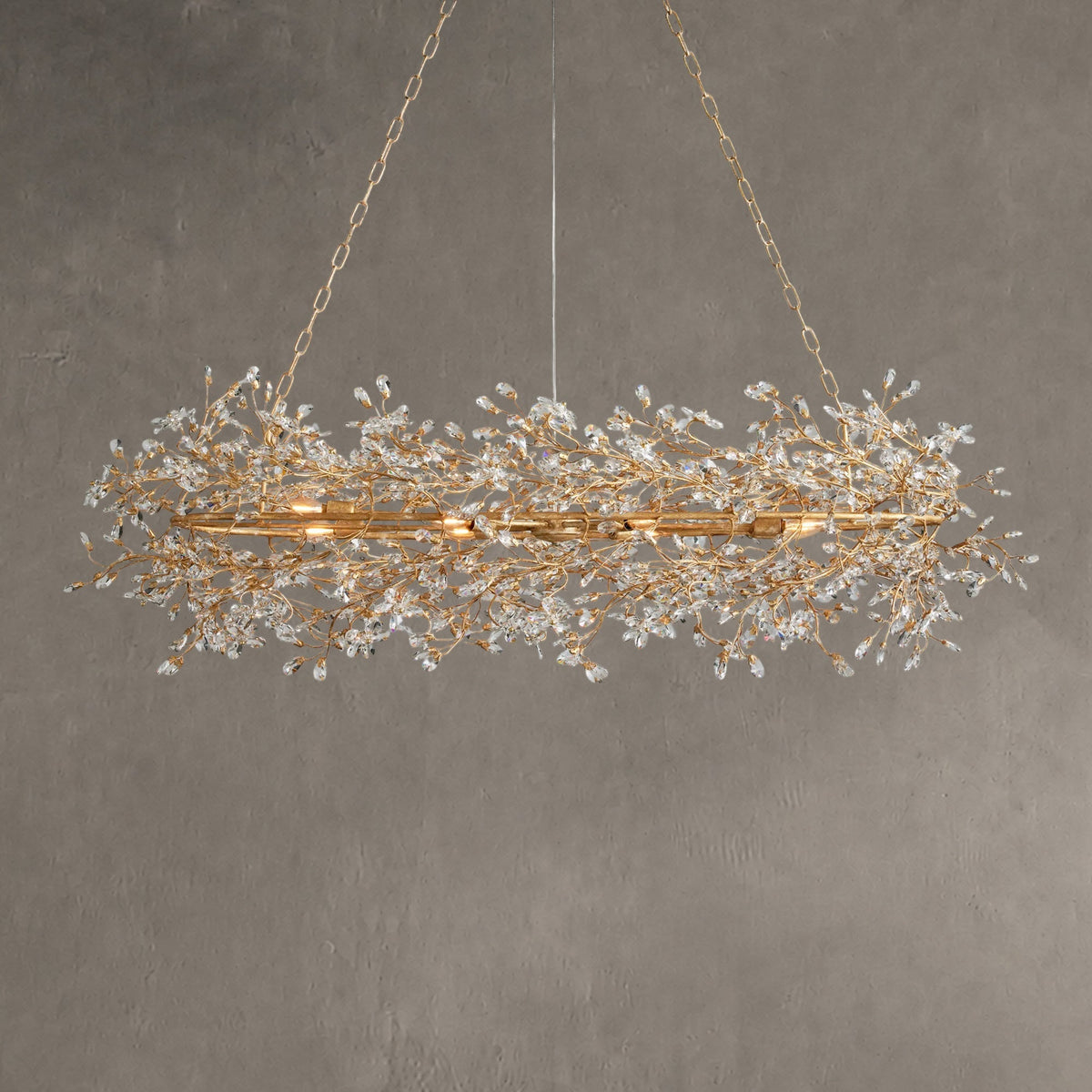 Bloomtress Oval Chandelier 62''74''
