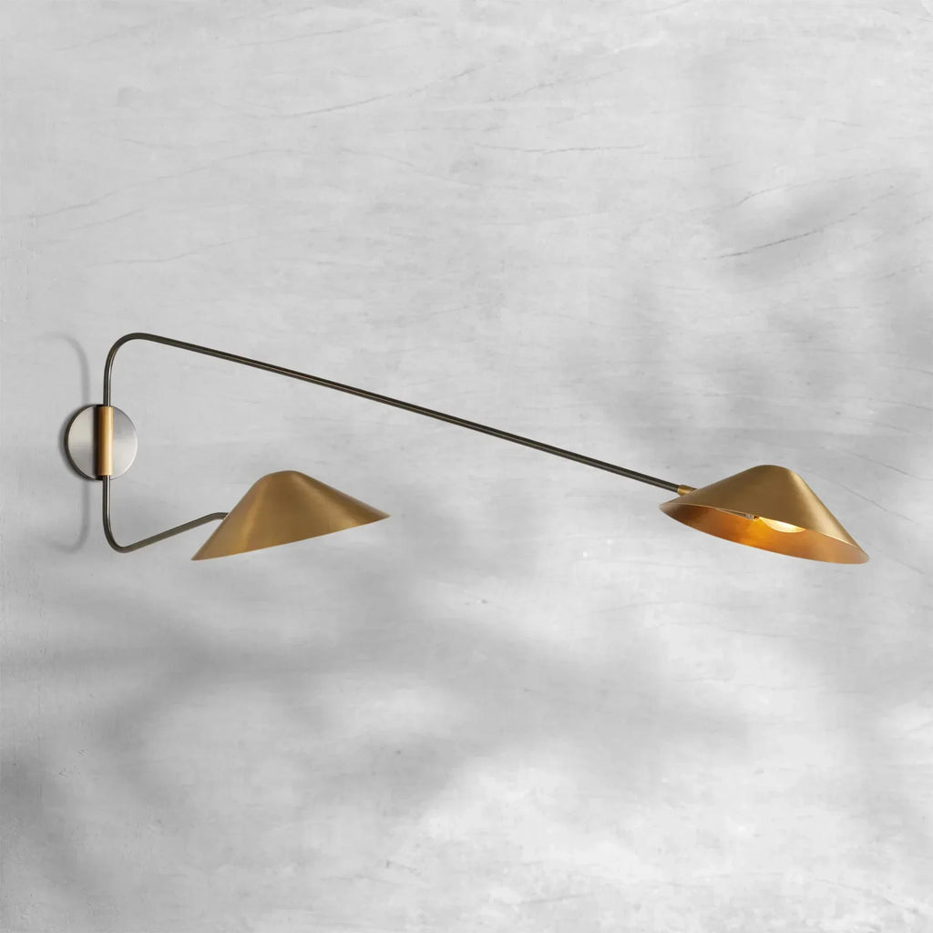 Pivotray Long Arm 2-Light Wall Sconce